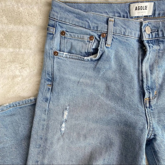 AGOLDE Sophie Mid Rise Skinny Ankle Jean - Picture 7 of 9